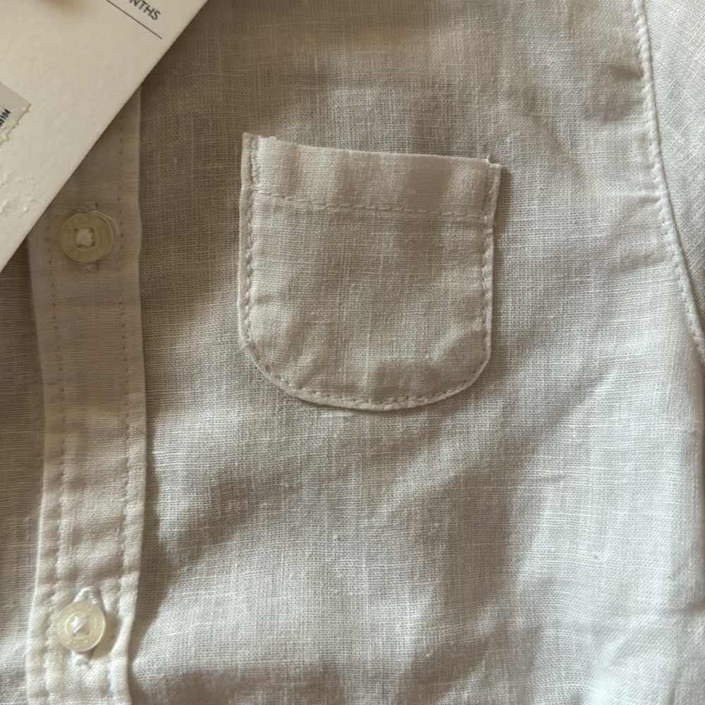 Button Down Onsie - Picture 3 of 4